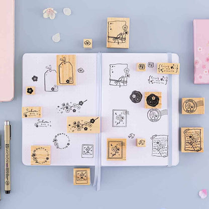 Tsuki ‘Sakura Journey’ Bullet Journal Stamp Set ☾