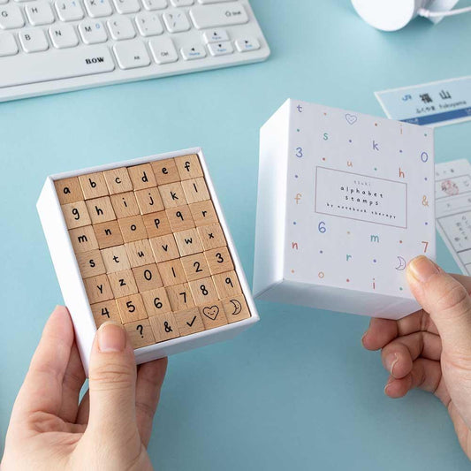 Tsuki Bullet Journal Alphabet Stamp Set ☾