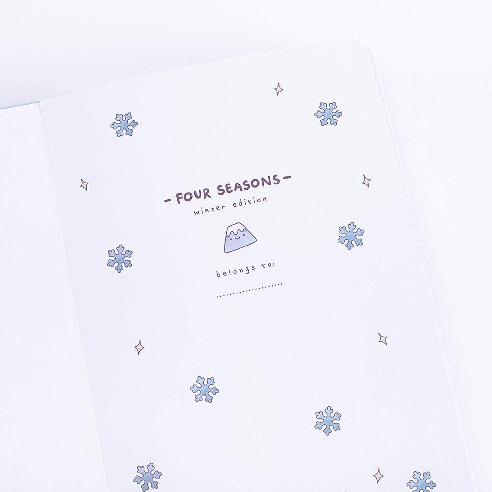 Tsuki ‘Four Seasons: Winter Edition’ Bullet Journal ☾ @milkkoyo x NotebookTherapy
