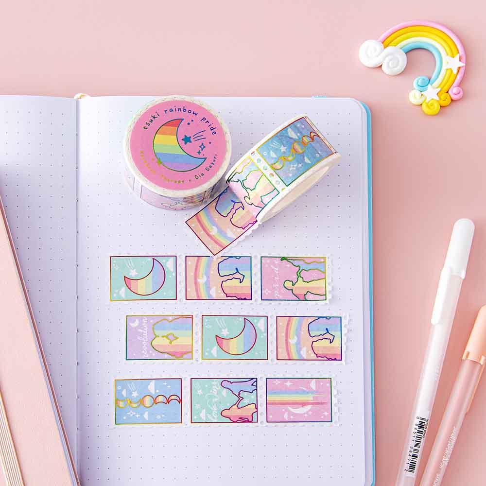 Tsuki Rainbow Pride Washi Tape ☾
