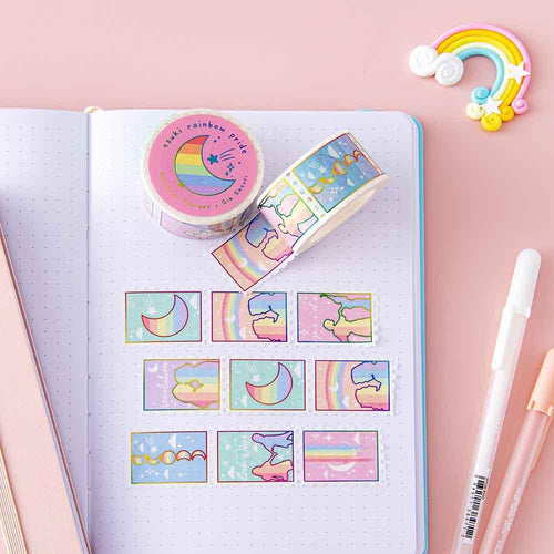 Tsuki Rainbow Pride Washi Tape ☾