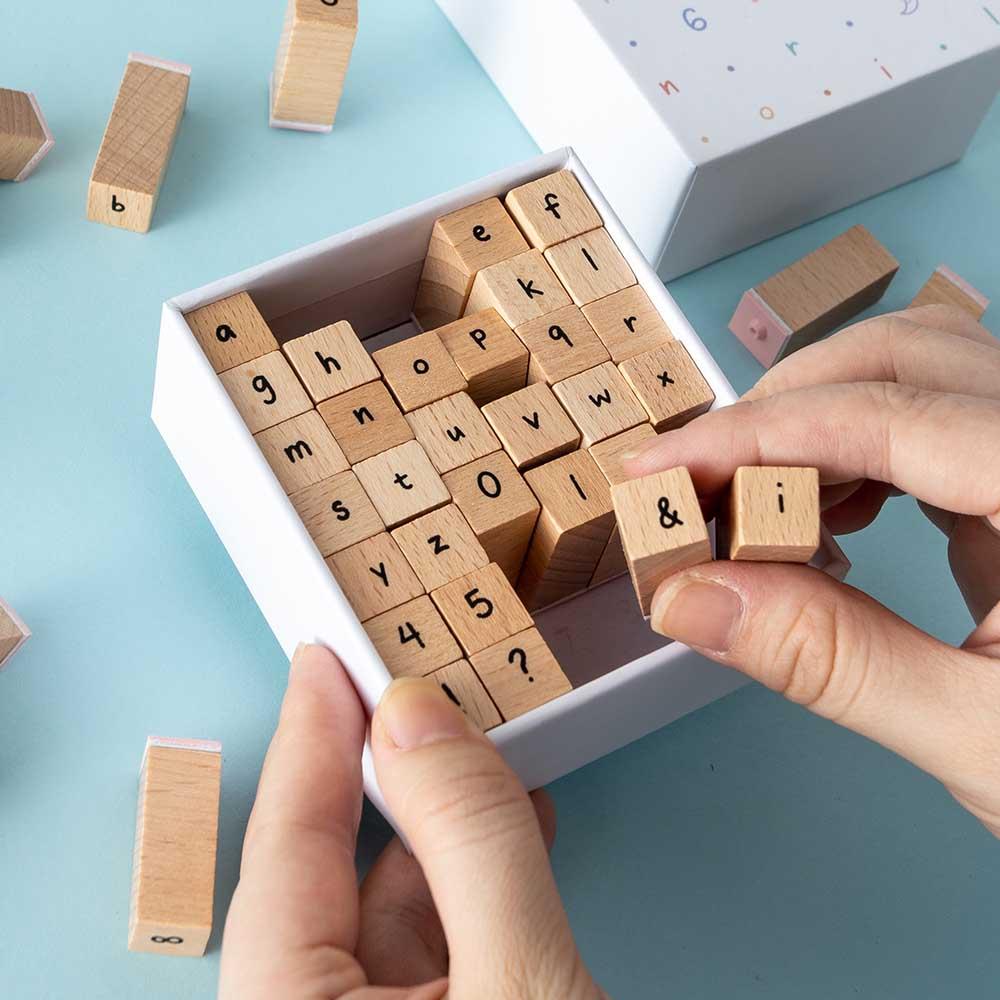 Tsuki Bullet Journal Alphabet Stamp Set ☾