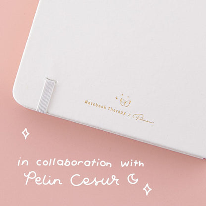 Tsuki Cloud White ‘Flutter + Dream’ Limited Edition Bullet Journal by Notebook Therapy x Pelinkan ☾