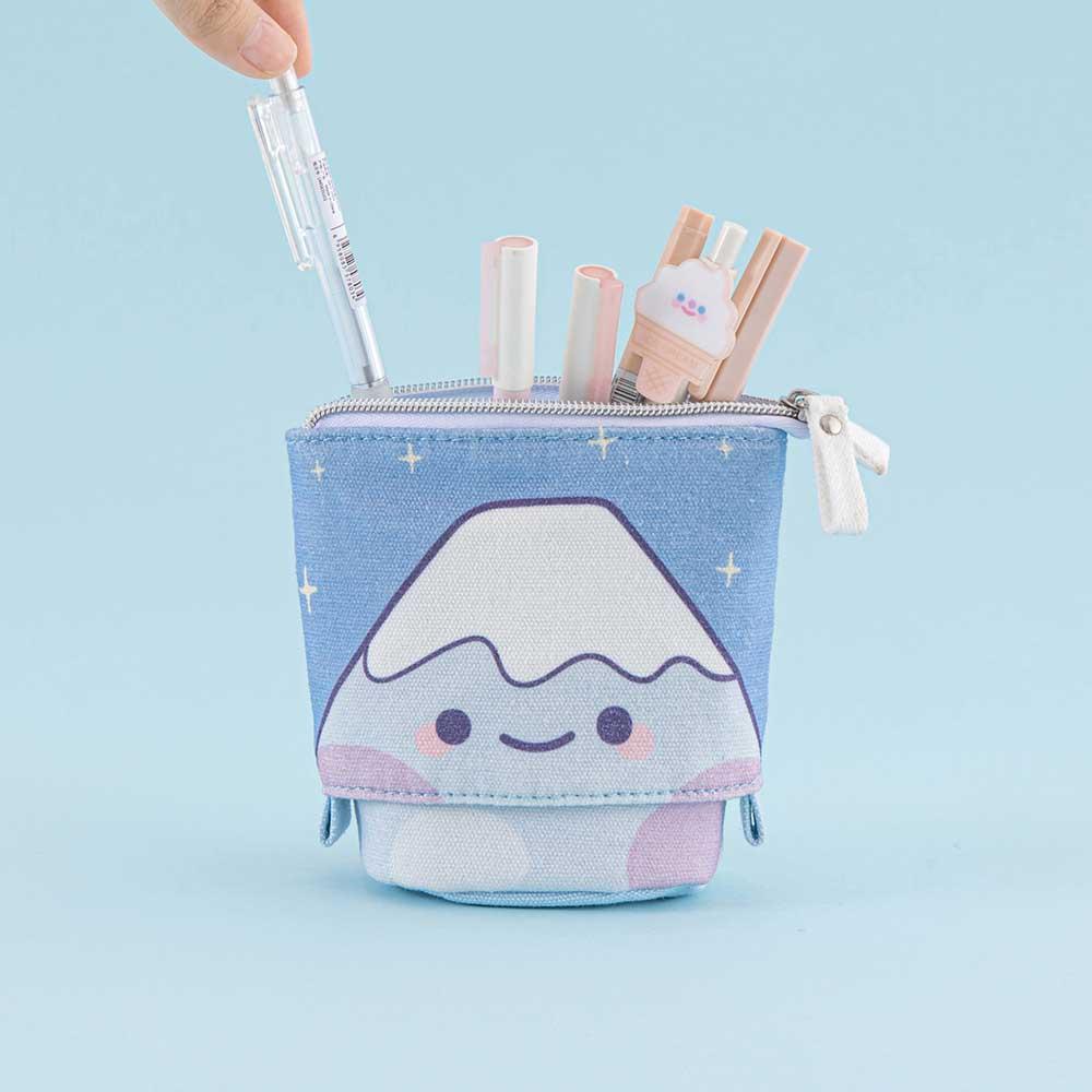 Tsuki ‘Four seasons’ Fuji Pop-Up Pencil Case ☾ @milkkoyo x NotebookTherapy