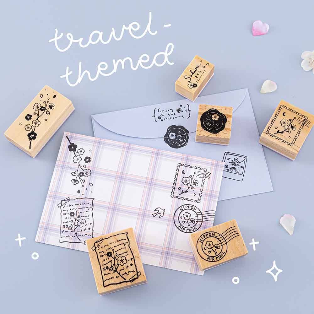 Tsuki ‘Sakura Journey’ Bullet Journal Stamp Set ☾