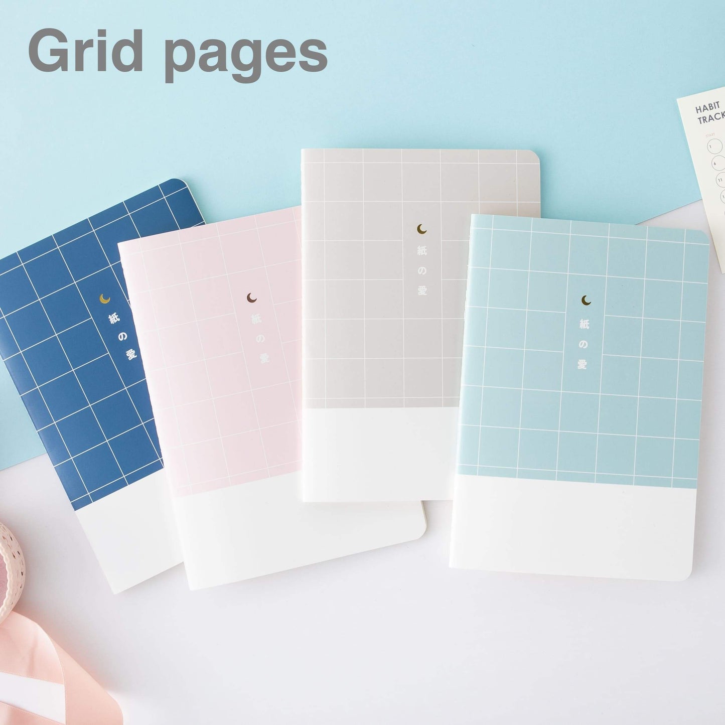 Tsuki 120GSM Bullet Journal - 4 set ☾