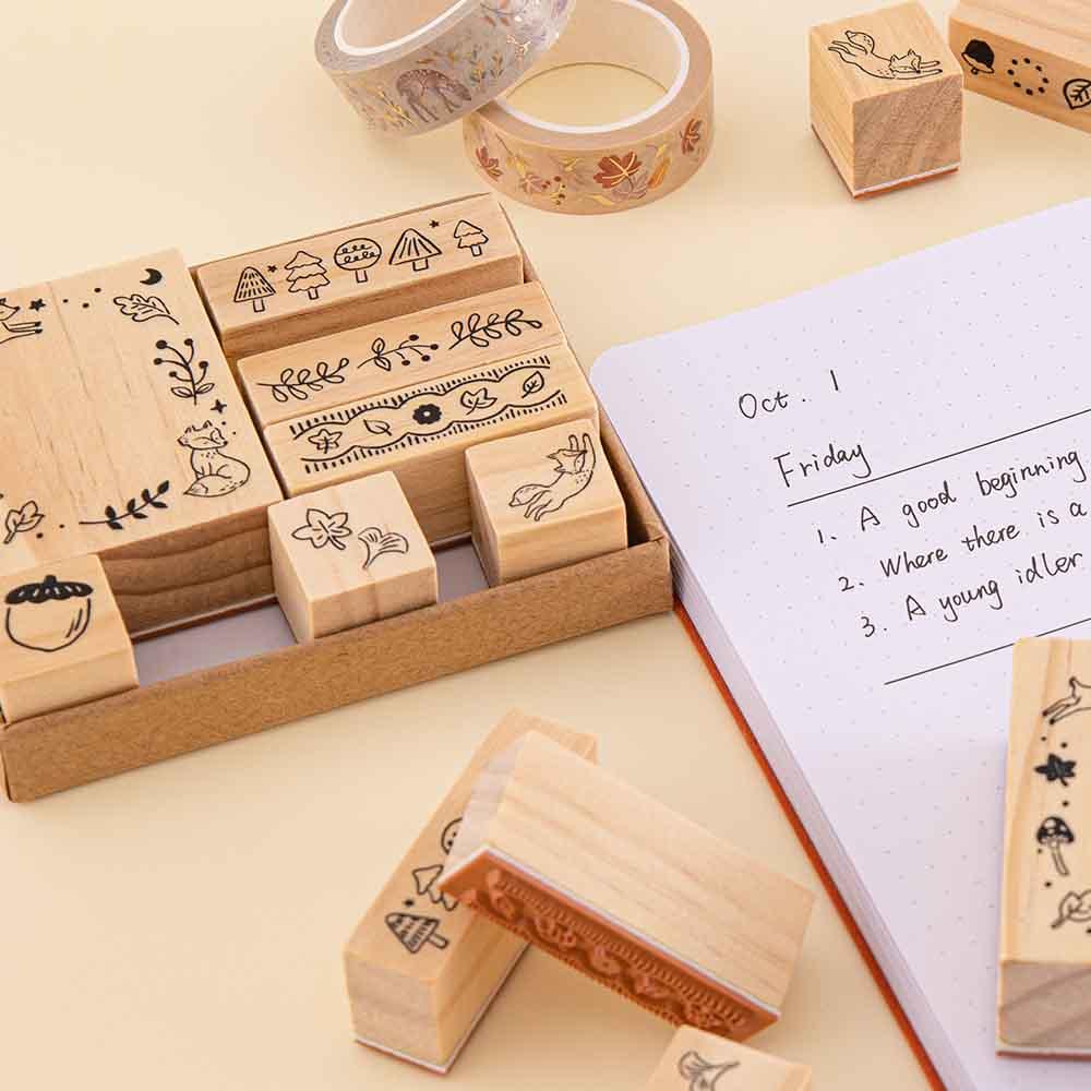 Tsuki ‘Maple Dreams’ Bullet Journal Stamp Set ☾