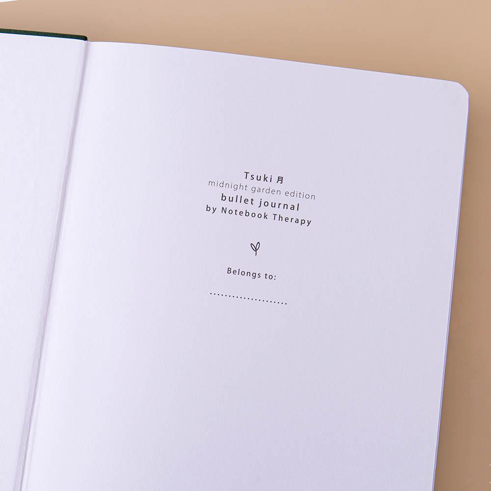 Tsuki ‘Midnight Garden’ Limited Edition Bullet Journal ☾
