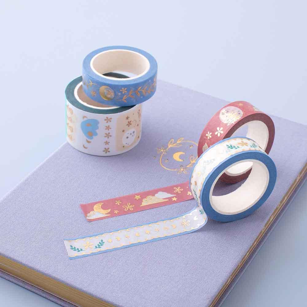 Tsuki ‘Moonflower’ Washi Tape Set ☾