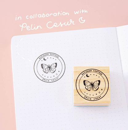 Tsuki ‘Flutter + Dream’ Bullet Journal Stamp Set by Notebook Therapy x Pelinkan ☾