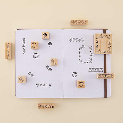 Tsuki ‘Maple Dreams’ Bullet Journal Stamp Set ☾