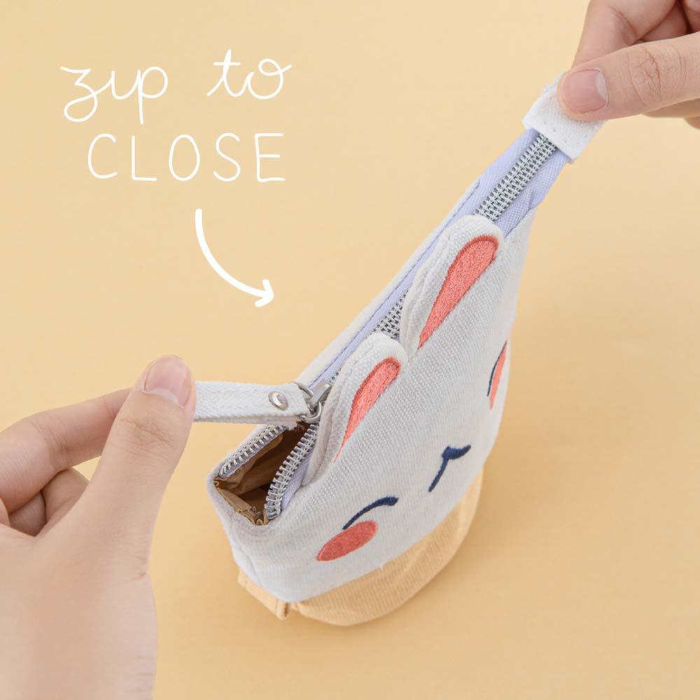 Tsuki ‘Four Seasons’ Embroidered Pop-Up Pencil Case ☾ @milkkoyo x NotebookTherapy