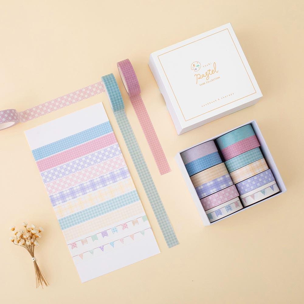 Tsuki Core Color Washi Tape Sets ☾