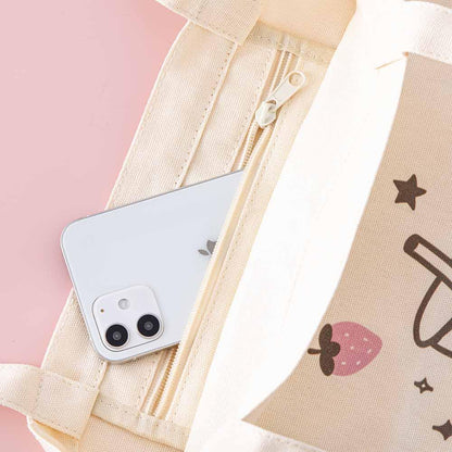 Tsuki ‘Ichigo’ Boba Tote Bag ☾