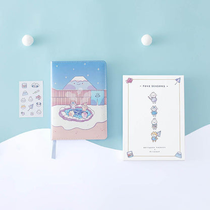 Tsuki ‘Four Seasons: Winter Edition’ Bullet Journal ☾ @milkkoyo x NotebookTherapy