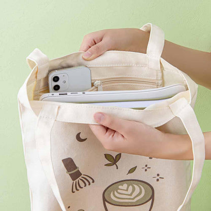 Tsuki ‘Matcha Matcha’ Tote Bag ☾