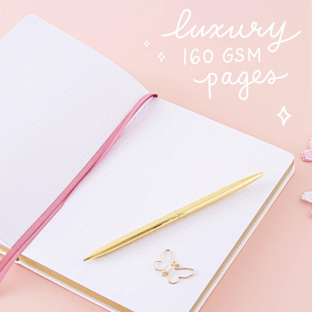 Tsuki Cloud White ‘Flutter + Dream’ Limited Edition Bullet Journal by Notebook Therapy x Pelinkan ☾