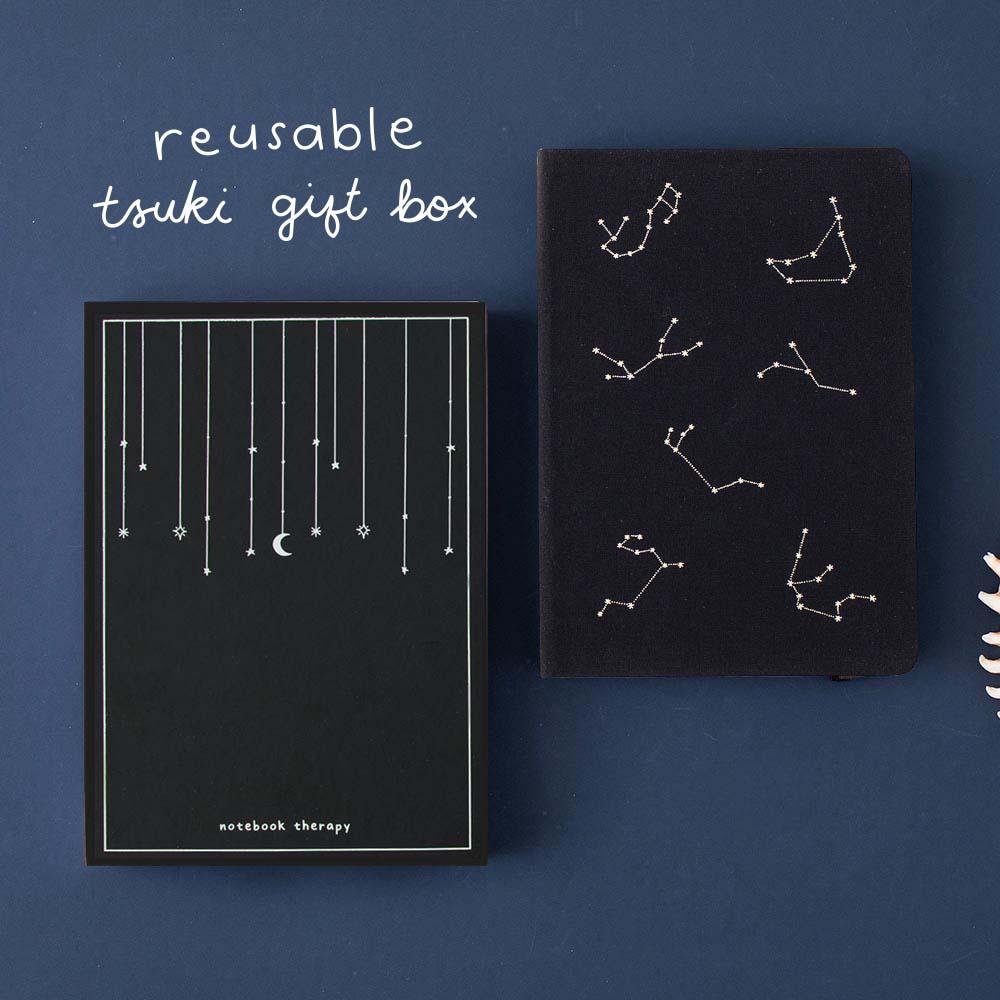Tsuki Black Paper Limited Edition Hardcover Bullet Journals ☾