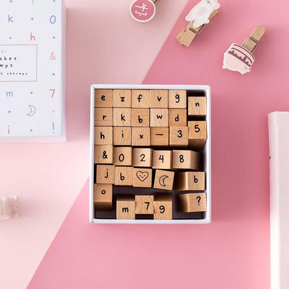 Tsuki Bullet Journal Alphabet Stamp Set ☾