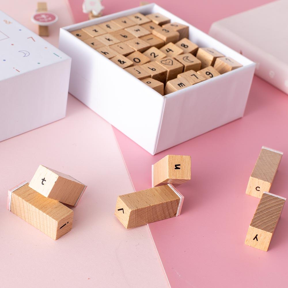 Tsuki Bullet Journal Alphabet Stamp Set ☾