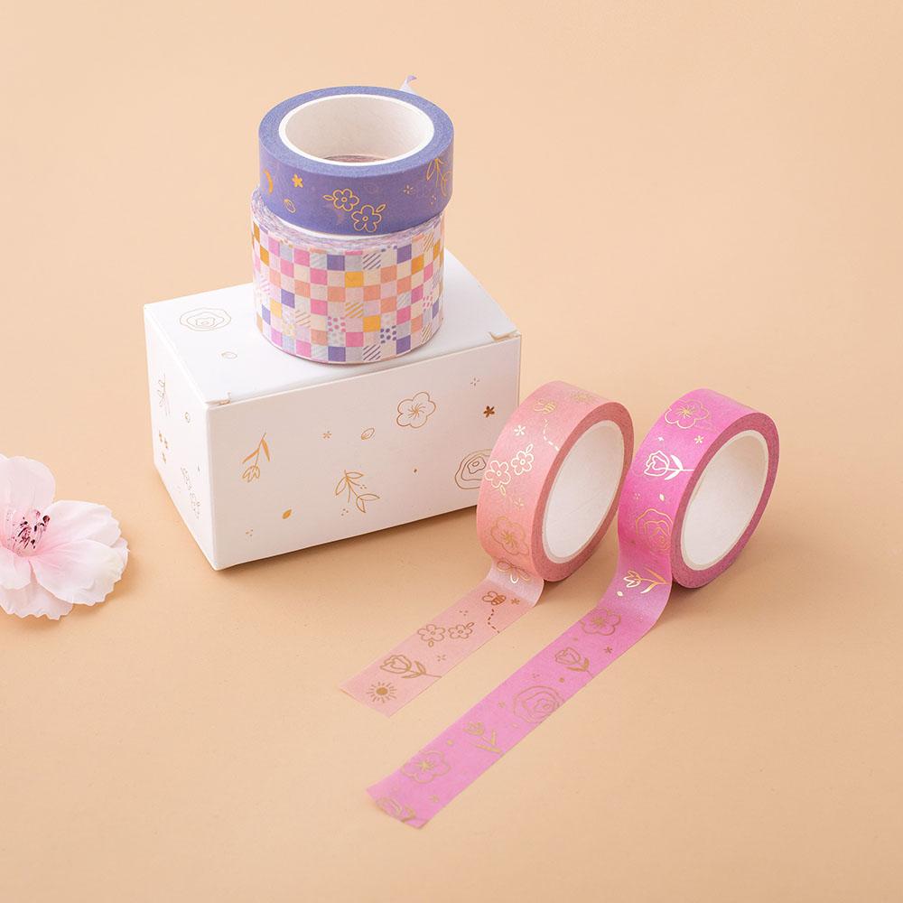 Tsuki 'Floral' Washi Tapes + Stickers Set ☾