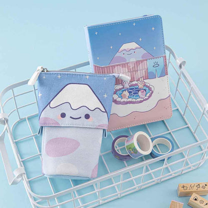 Tsuki ‘Four seasons’ Fuji Pop-Up Pencil Case ☾ @milkkoyo x NotebookTherapy