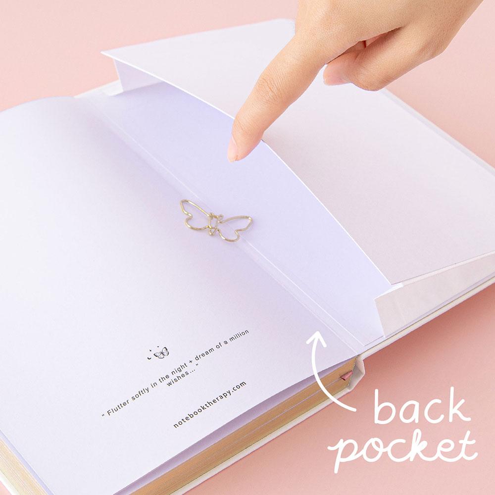 Tsuki Cloud White ‘Flutter + Dream’ Limited Edition Bullet Journal by Notebook Therapy x Pelinkan ☾