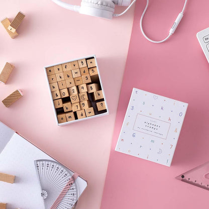 Tsuki Bullet Journal Alphabet Stamp Set ☾