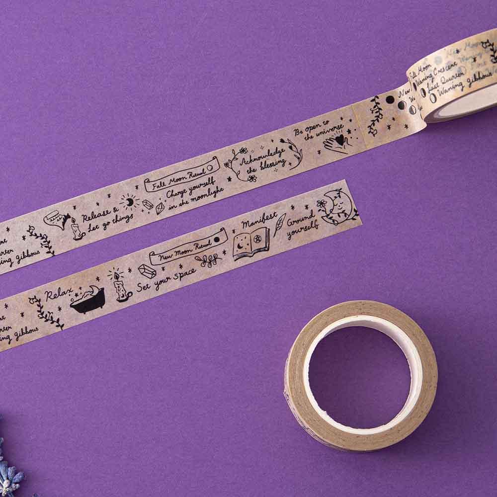 Tsuki ‘Moonlit Spells’ Washi Tapes Set ☾