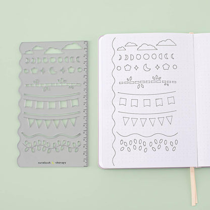 Tsuki Bullet Journal Stencil Set ☾