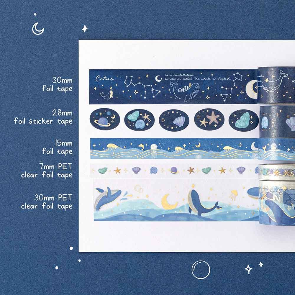 Tsuki ‘Gentle Giant’ Washi Tape Set ☾