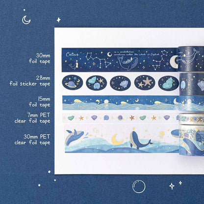 Tsuki ‘Gentle Giant’ Washi Tape Set ☾