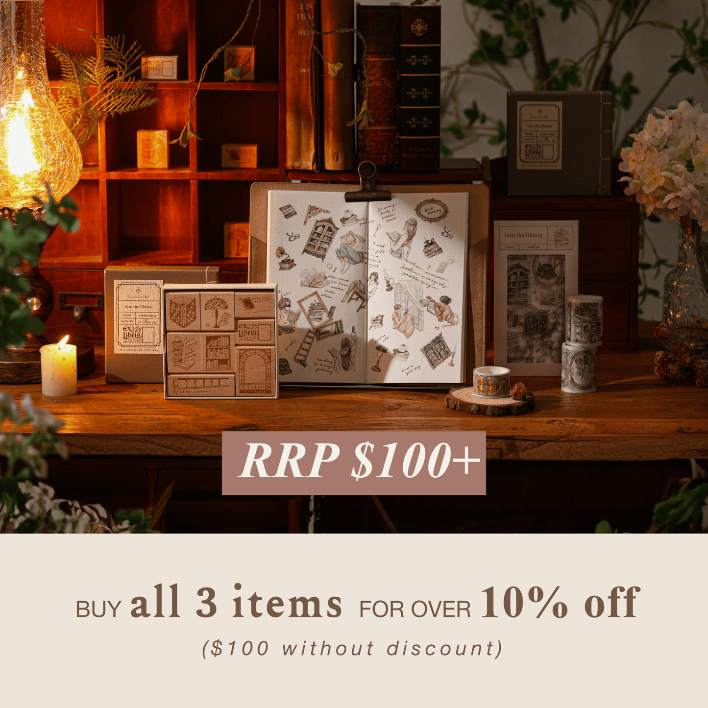 Hinoki ‘Into the Library’ Bundle