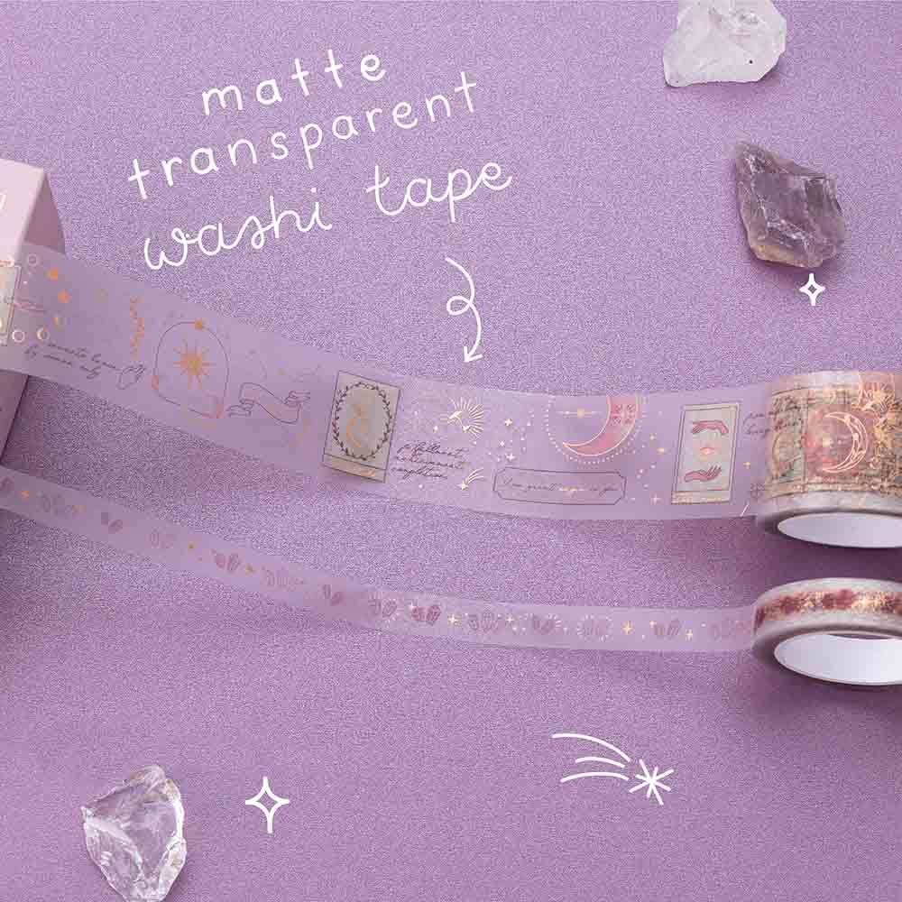 Tsuki ‘Moonlit Blush’ Washi Tape Set ☾