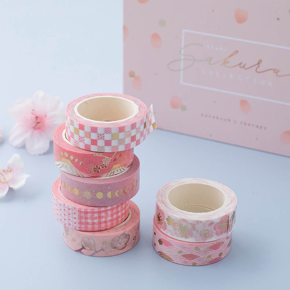 Tsuki 'Sakura Edition' Washi Tape Set ☾