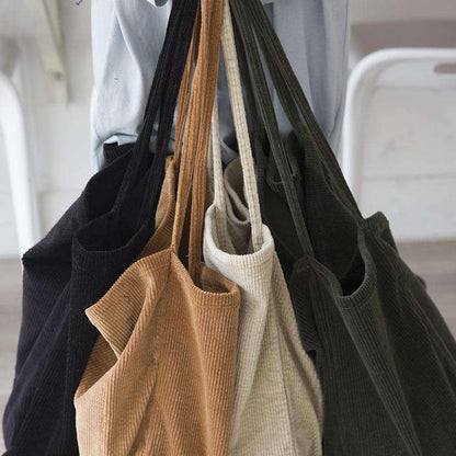 Large Cord Eco Tote Bag