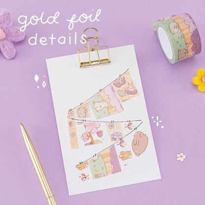 Tsuki ‘Bunny Blush’ Washi Tape Set ☾ x @blossom_bujo