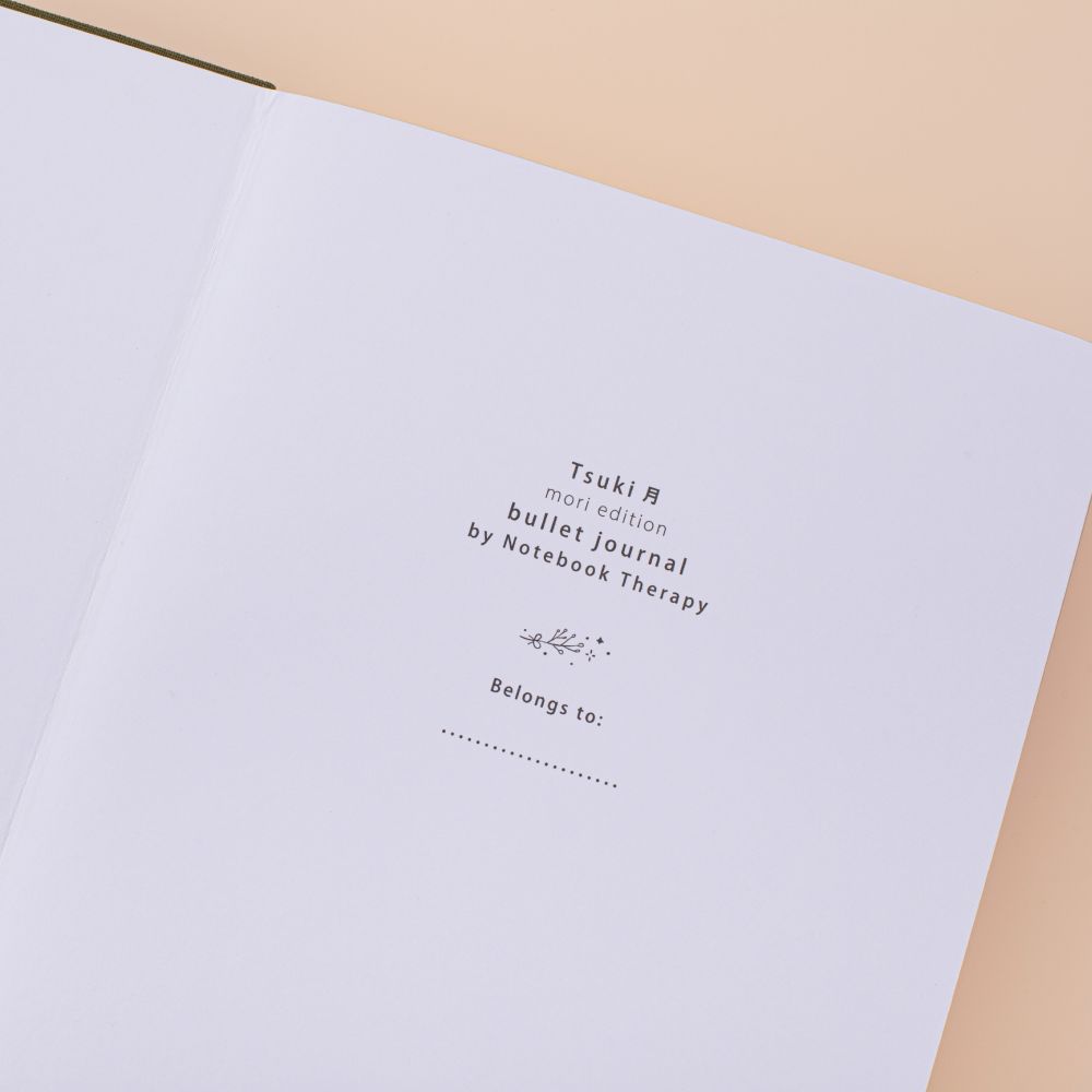 Tsuki ‘Mori’ Limited Edition Bullet Journal ☾