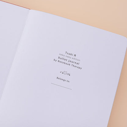 Tsuki ‘Neko Neko’ Limited Edition Cat Bullet Journal ☾