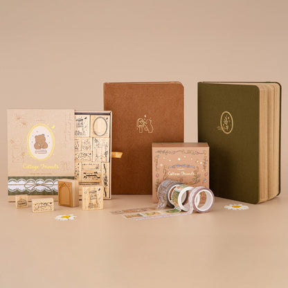 Tsuki ‘Cottage Friends’ Kraft Paper Limited Edition Bullet Journals ☾