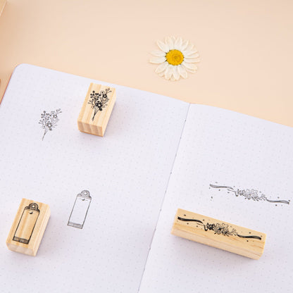 Tsuki ‘Cottage Friends’ Bullet Journal Stamp Set ☾