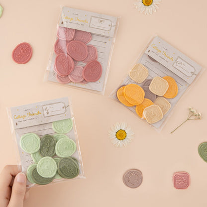 Tsuki ‘Cottage Friends’ Wax Seal Sticker Set ☾