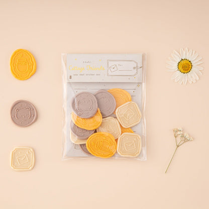 Tsuki ‘Cottage Friends’ Wax Seal Sticker Set ☾