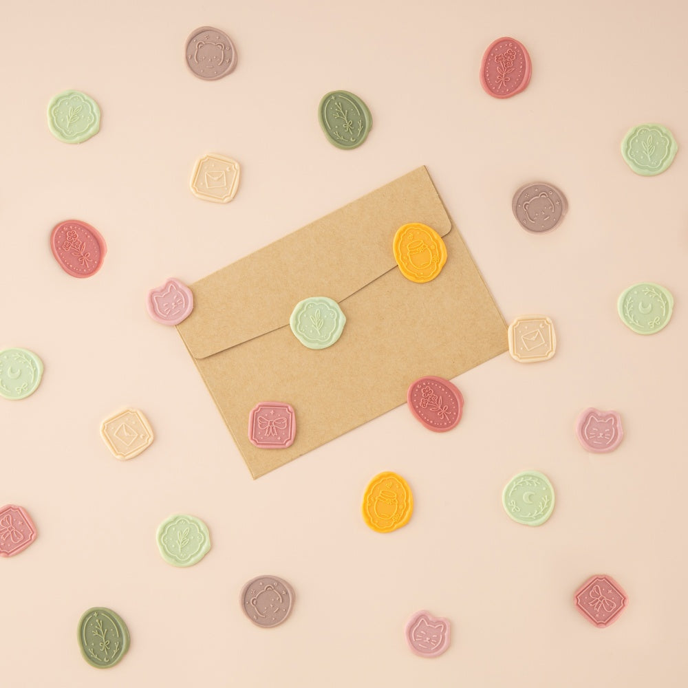 Tsuki ‘Cottage Friends’ Wax Seal Sticker Set ☾