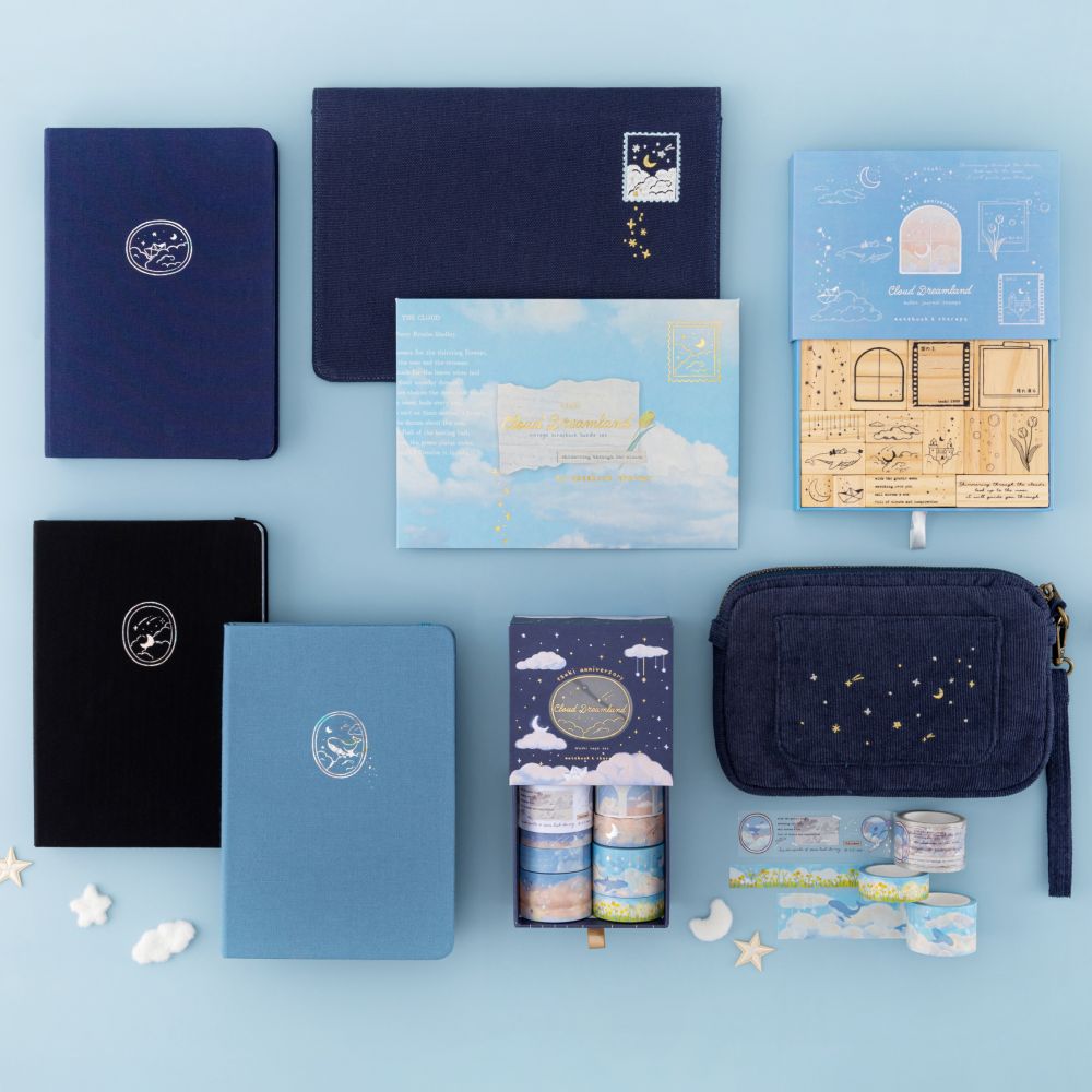 Tsuki ‘Cloud Dreamland’ Scrapbook Sticker Set ☾