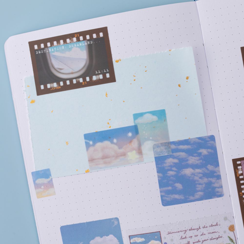 Tsuki ‘Cloud Dreamland’ Scrapbook Sticker Set ☾