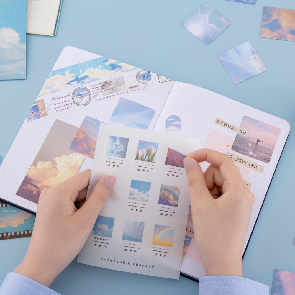 Tsuki ‘Cloud Dreamland’ Scrapbook Sticker Set ☾