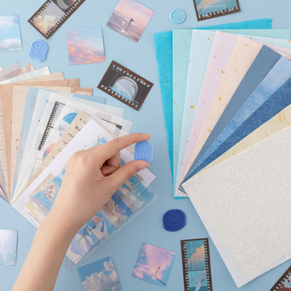 Tsuki ‘Cloud Dreamland’ Scrapbook Sticker Set ☾