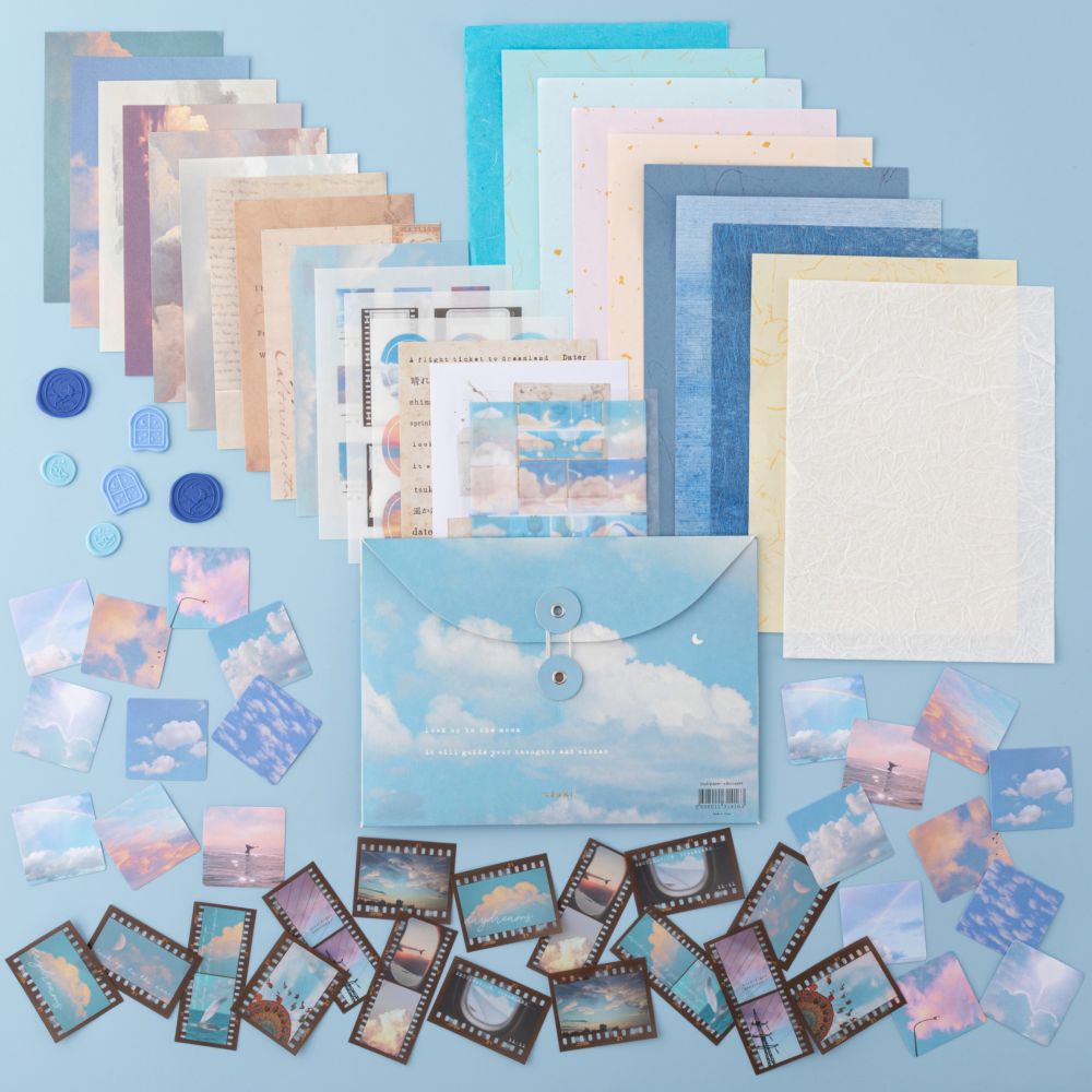 Tsuki ‘Cloud Dreamland’ Scrapbook Sticker Set ☾