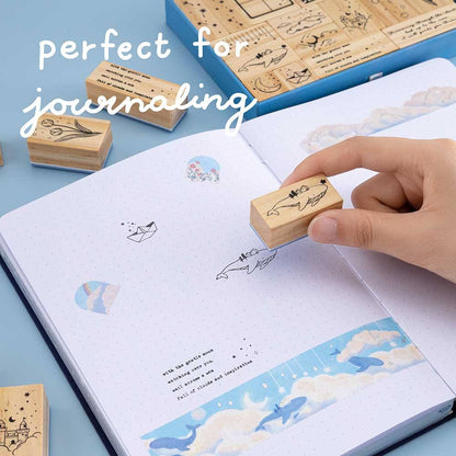 Tsuki ‘Cloud Dreamland’ Bullet Journal Stamp Set ☾